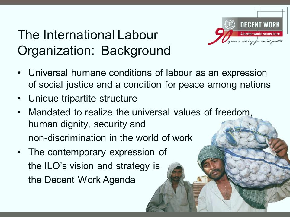 The International Labour Organization: Background