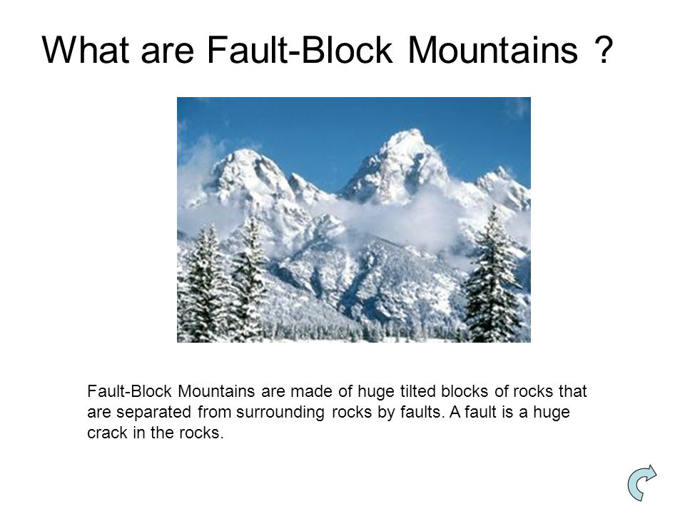 What are Fault-Block Mountains