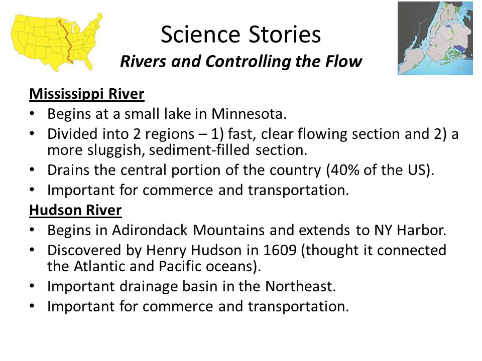 Science Stories Rivers and Controlling the Flow