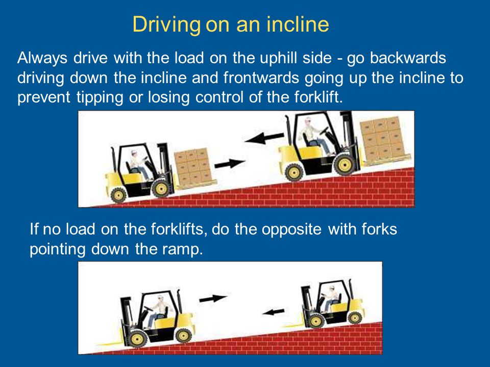 Safe Operation Of Forklifts Ppt Download
