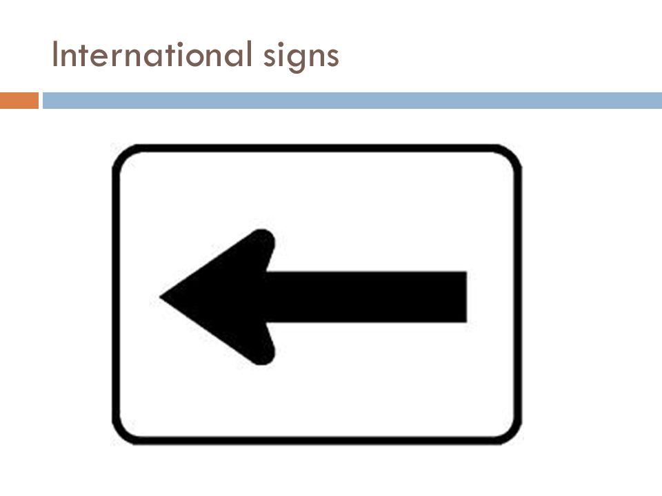 International signs