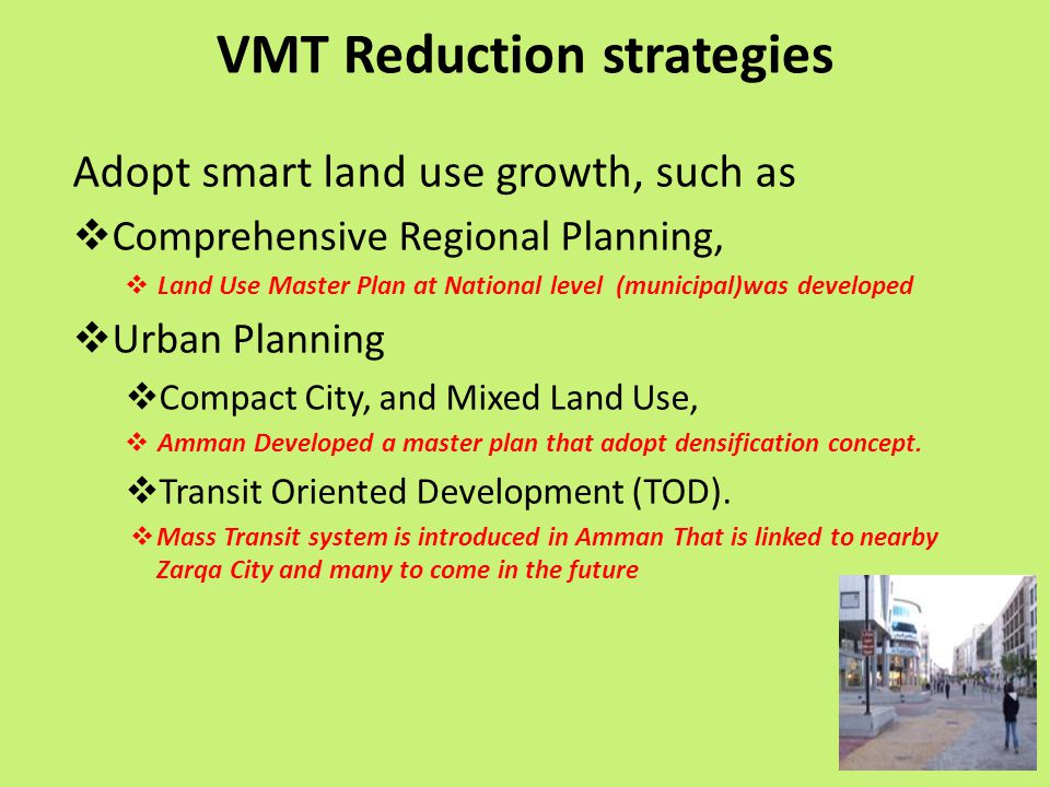 VMT Reduction strategies