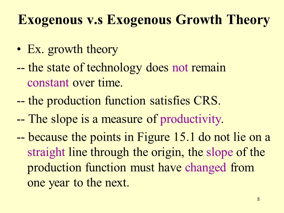 exogenous theory