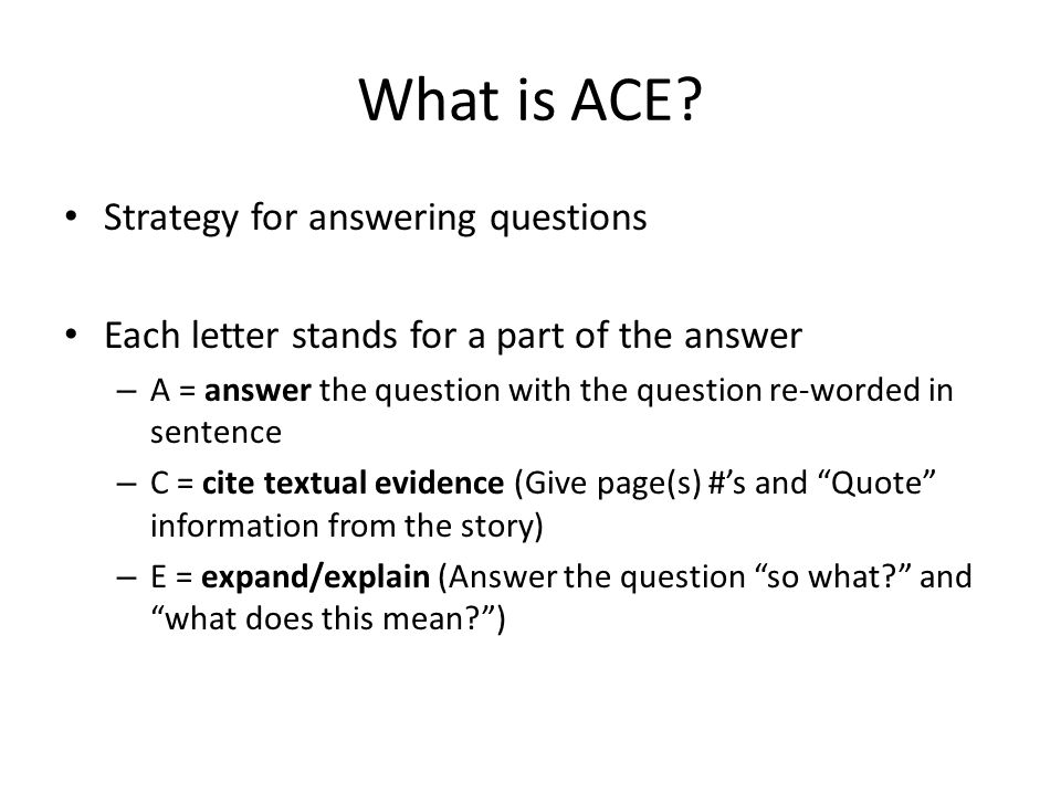 A Way to Answer Questions - ppt video online download