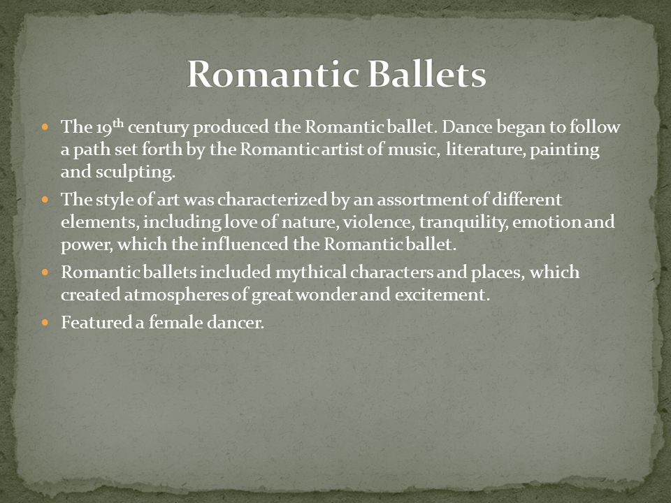 Romantic Ballets