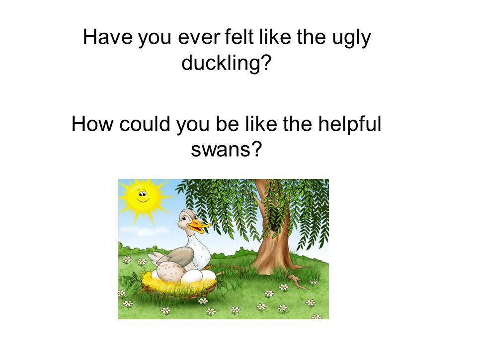 Have you ever felt like the ugly duckling