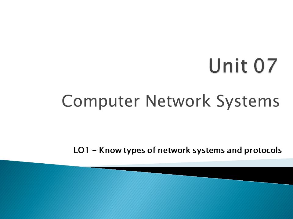 Computer Network Systems
