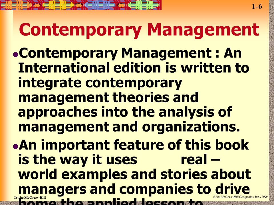 Contemporary Management - ppt video online download