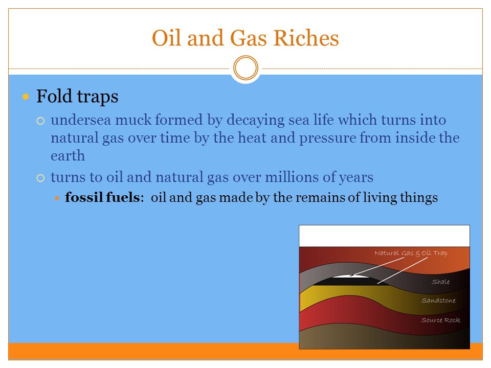 Oil and Gas Riches Fold traps