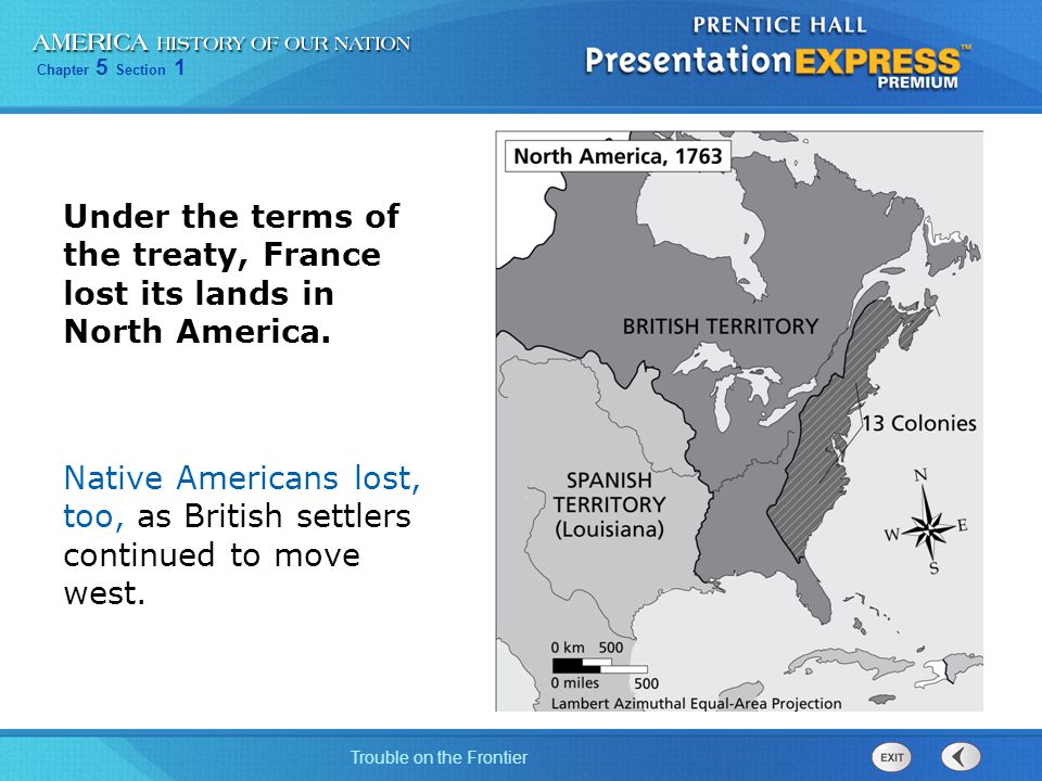 Under the terms of the treaty, France lost its lands in North America.