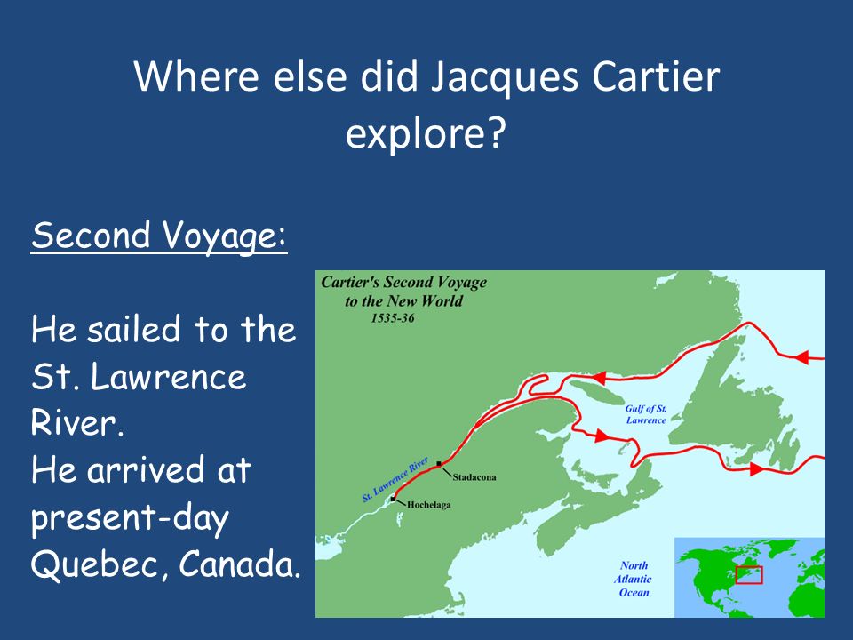 jacques cartier explored for