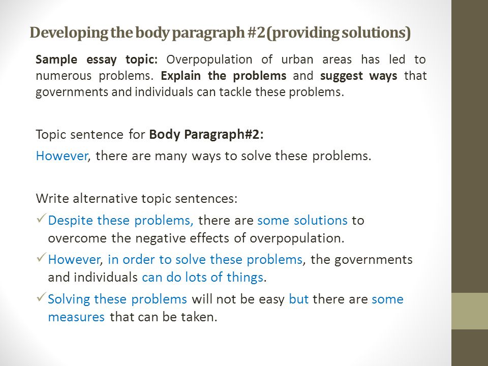 PROBLEM-SOLUTION ESSAY - ppt video online download
