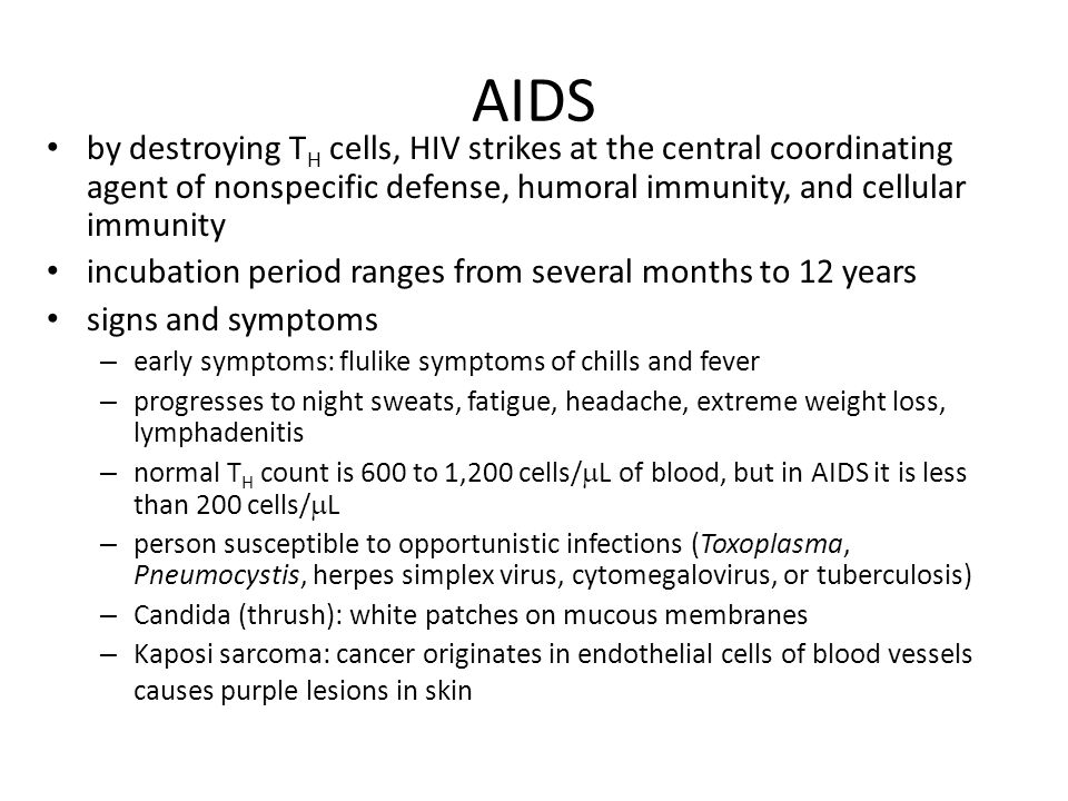 AIDS by destroying TH cells, HIV strikes at the central coordinating agent of nonspecific defense, humoral immunity, and cellular immunity.