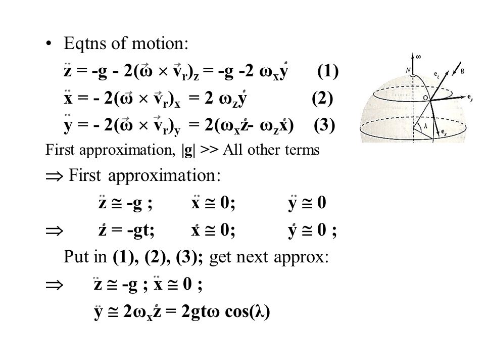 Example Marion Acceleration In The Rotating Ppt Video Online Download