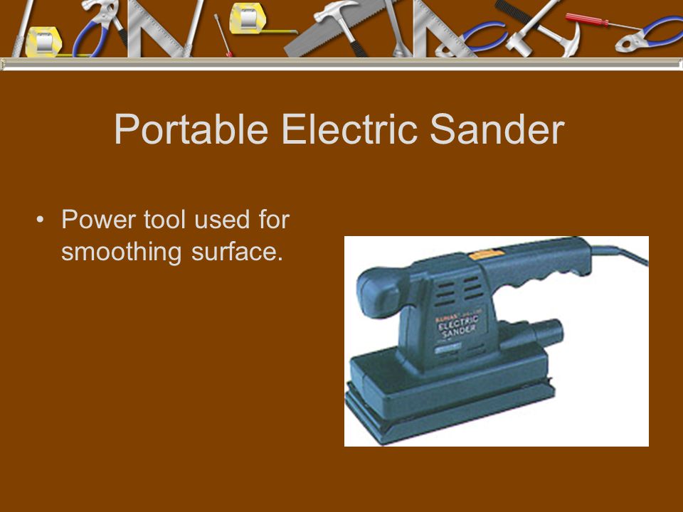Portable Electric Sander