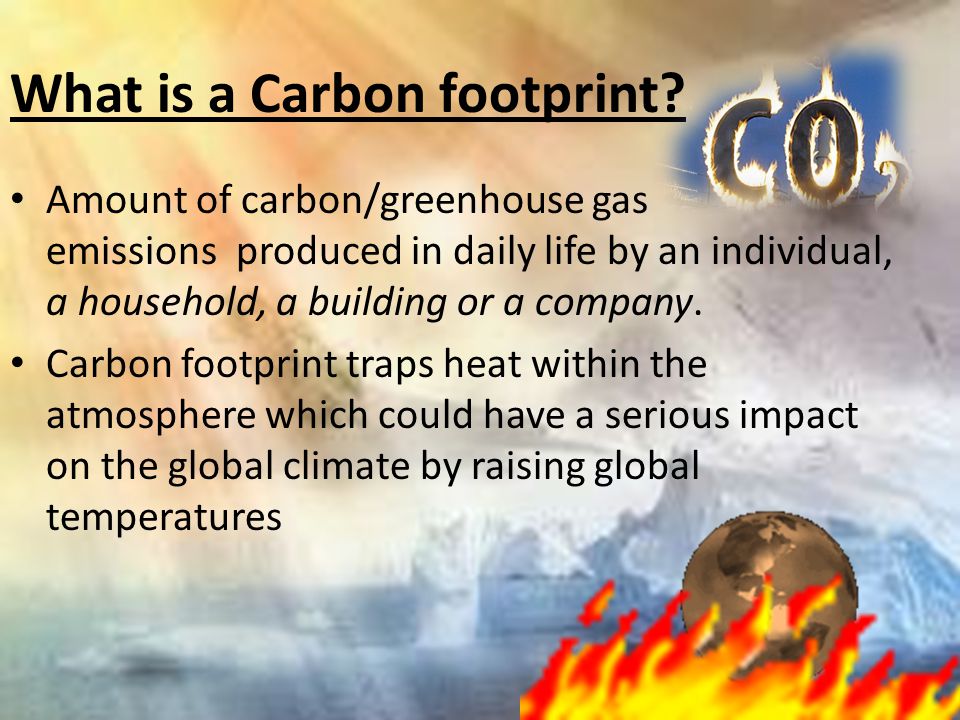 What is a Carbon footprint