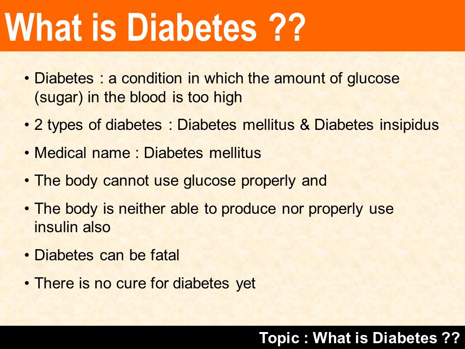 investigatory project on diabetes mellitus