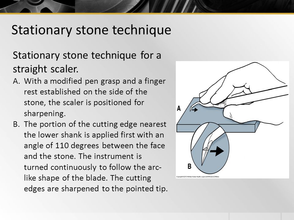 Stationary stone technique