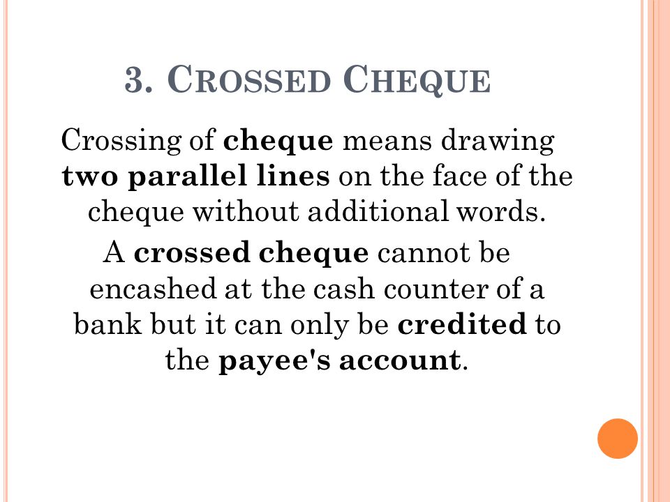Crossed Check: Definition, Meaning, and How It Works