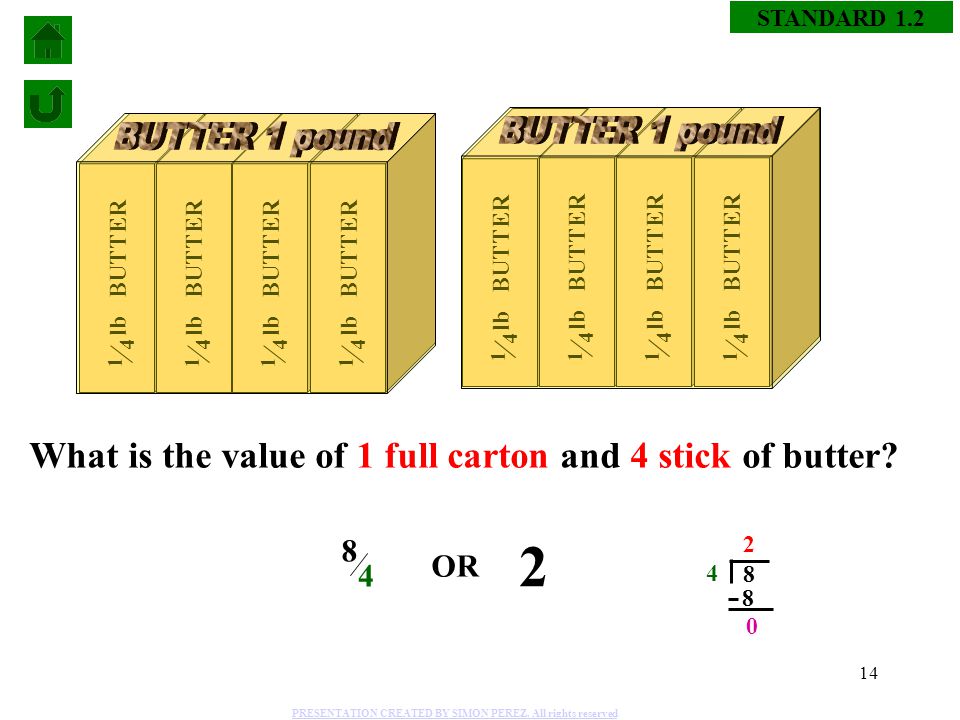 pic 4 Sticks Of Butter In Pounds multiplying fractions ppt video