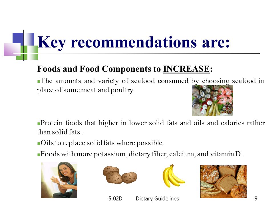 Key recommendations are: