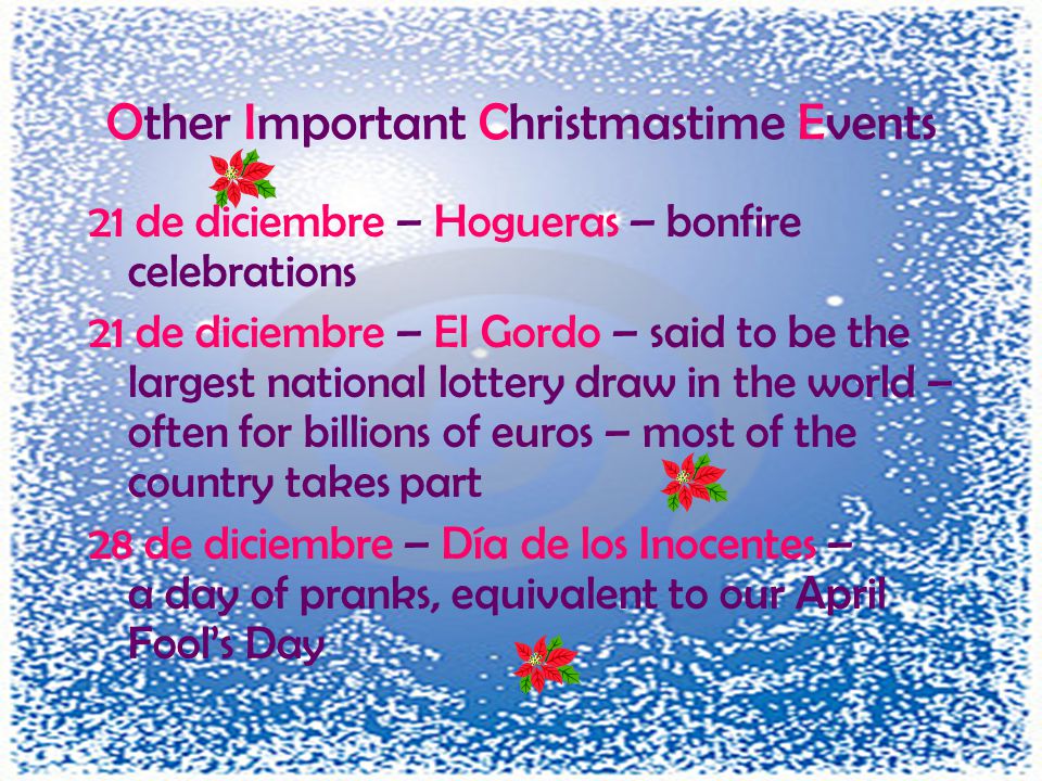 Other Important Christmastime Events