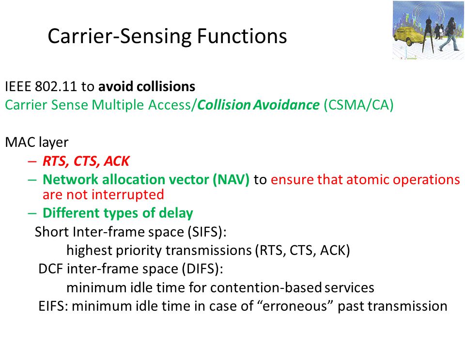Carrier-Sensing Functions