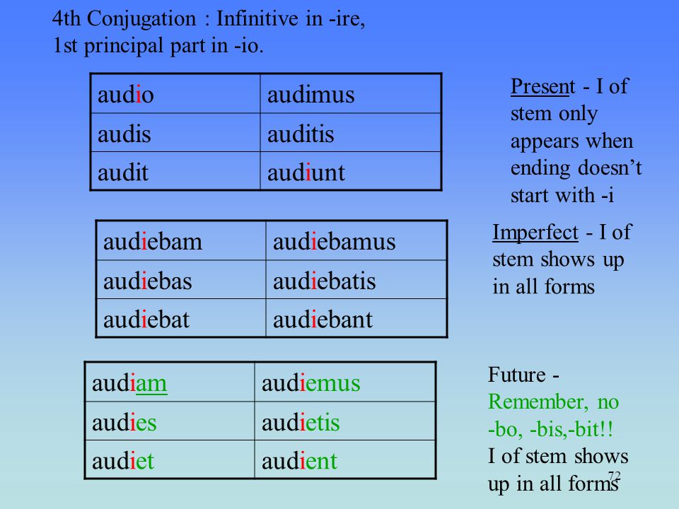 First Declension. 