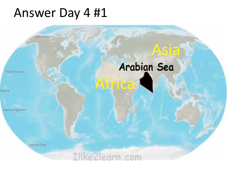 Answer Day 4 #1 Asia Africa