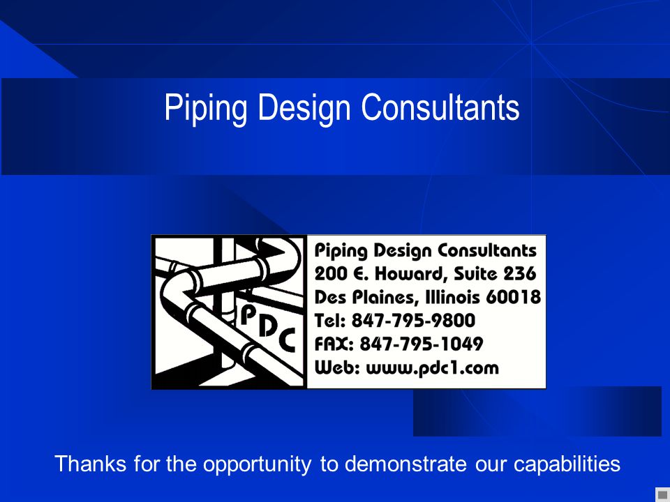 Piping Design Consultants