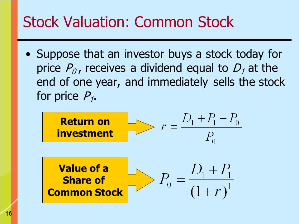Valuing Stocks Chapter ppt download