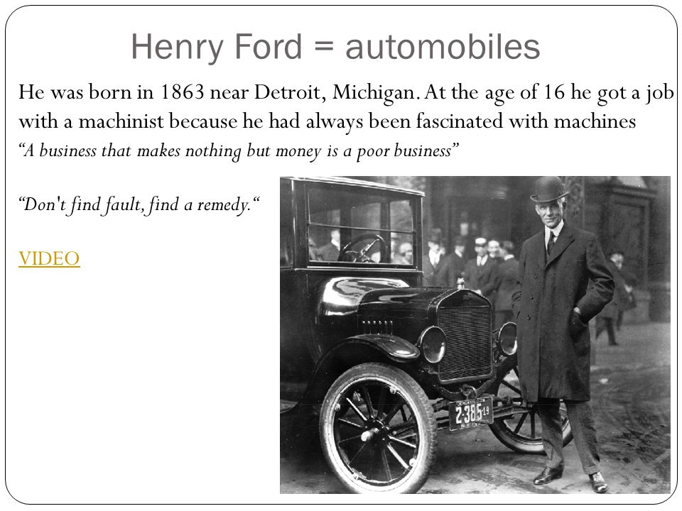 was henry ford a robber baron
