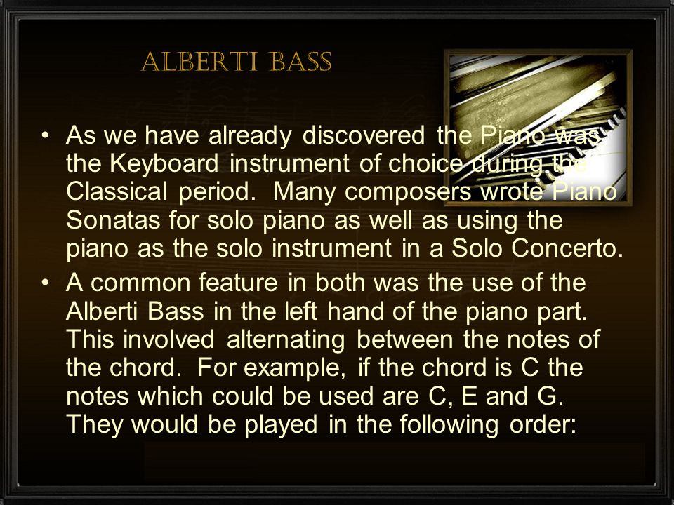 Alberti Bass
