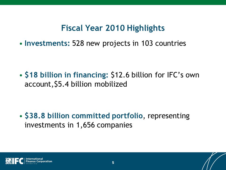 Fiscal Year 2010 Highlights