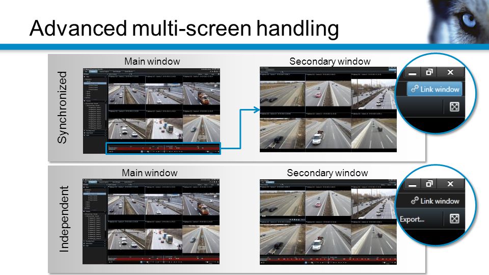 Advanced multi-screen handling