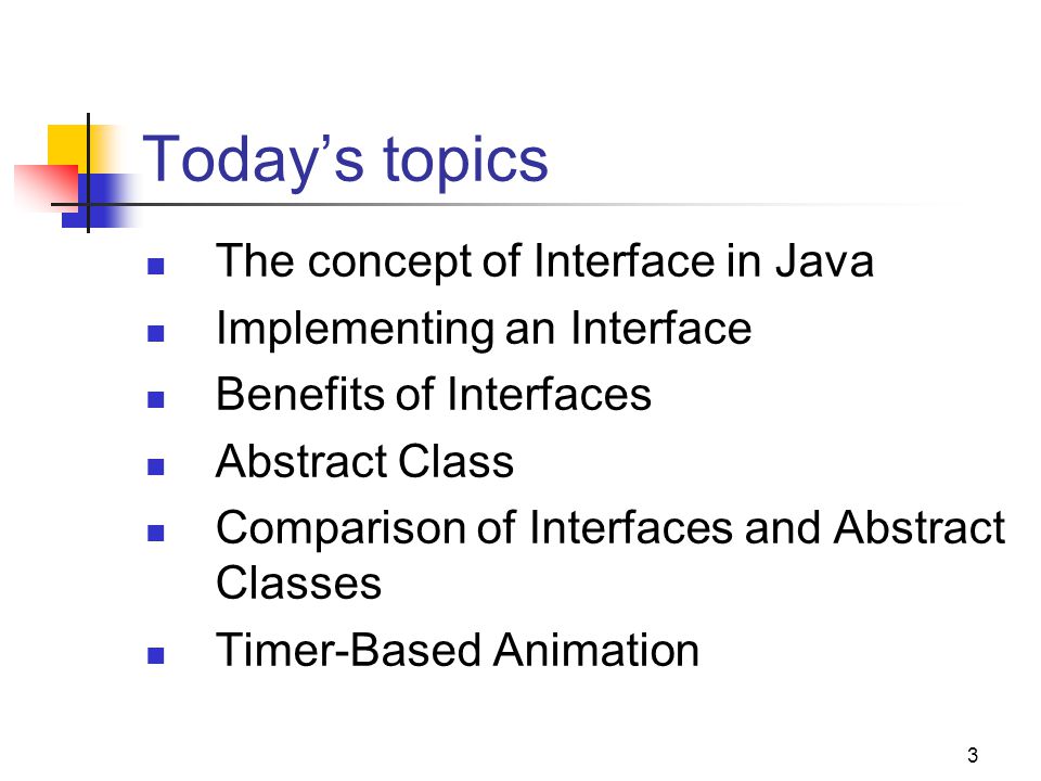 Java Interface, Abstract Class, and Event-Driven Animations - ppt video  online download