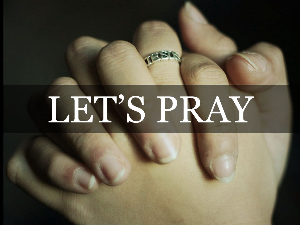 LET’S PRAY