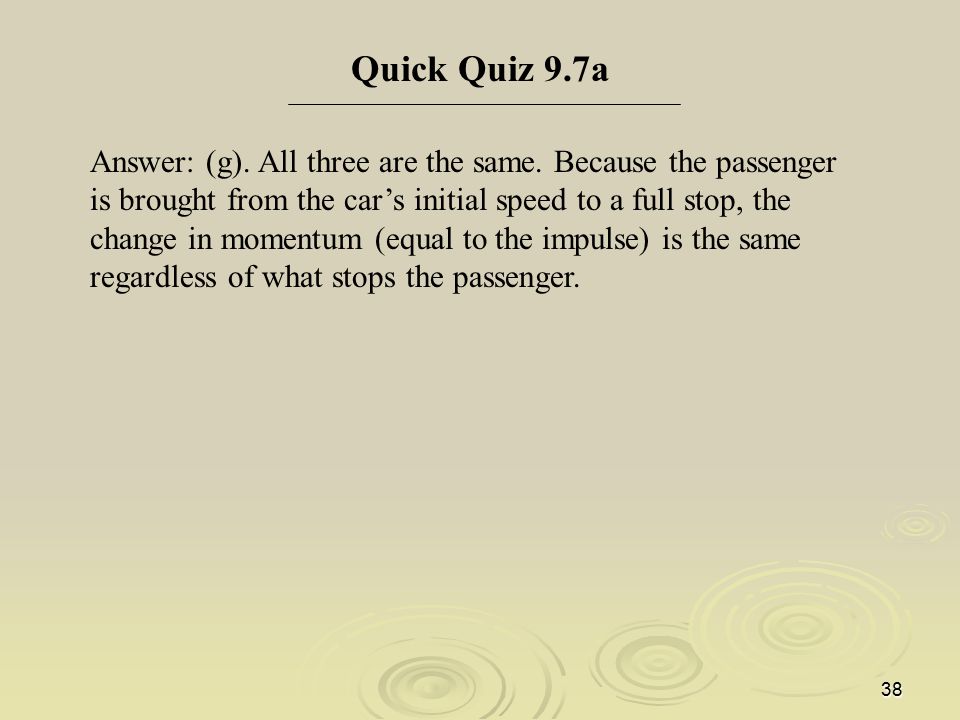 Quick Quiz 9.7a