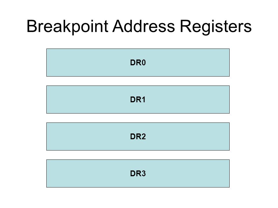 Breakpoint Address Registers