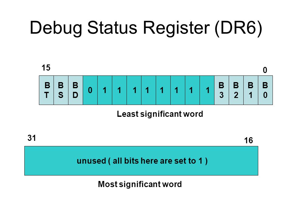 Debug Status Register (DR6)