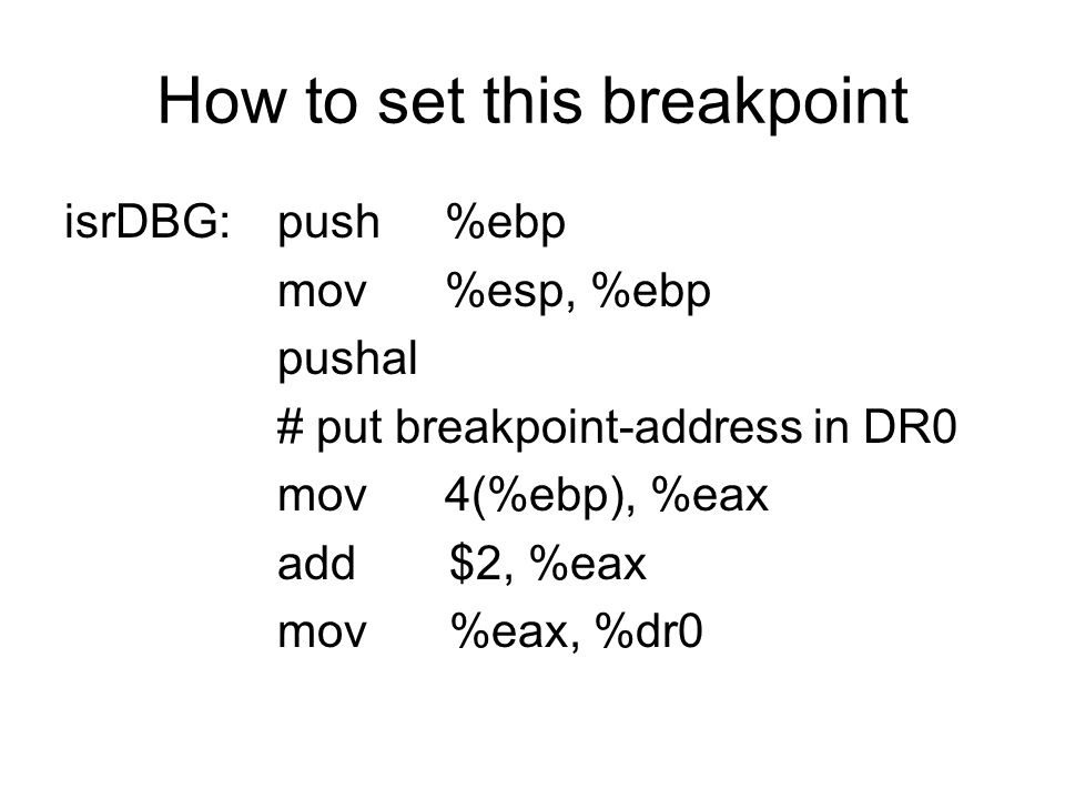 How to set this breakpoint