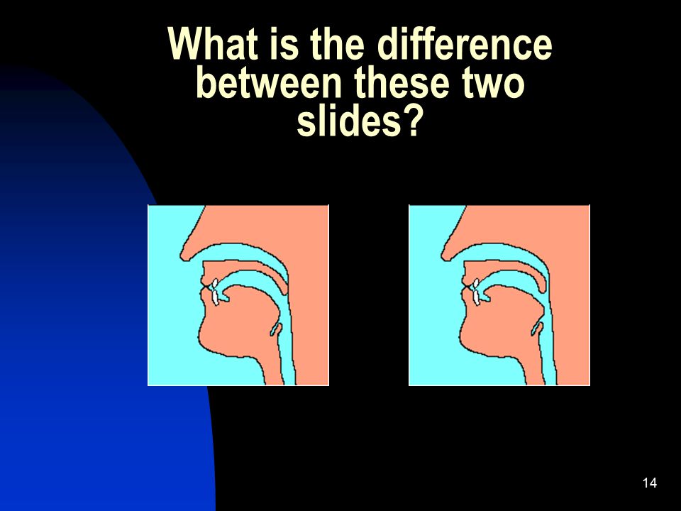 What is the difference between these two slides