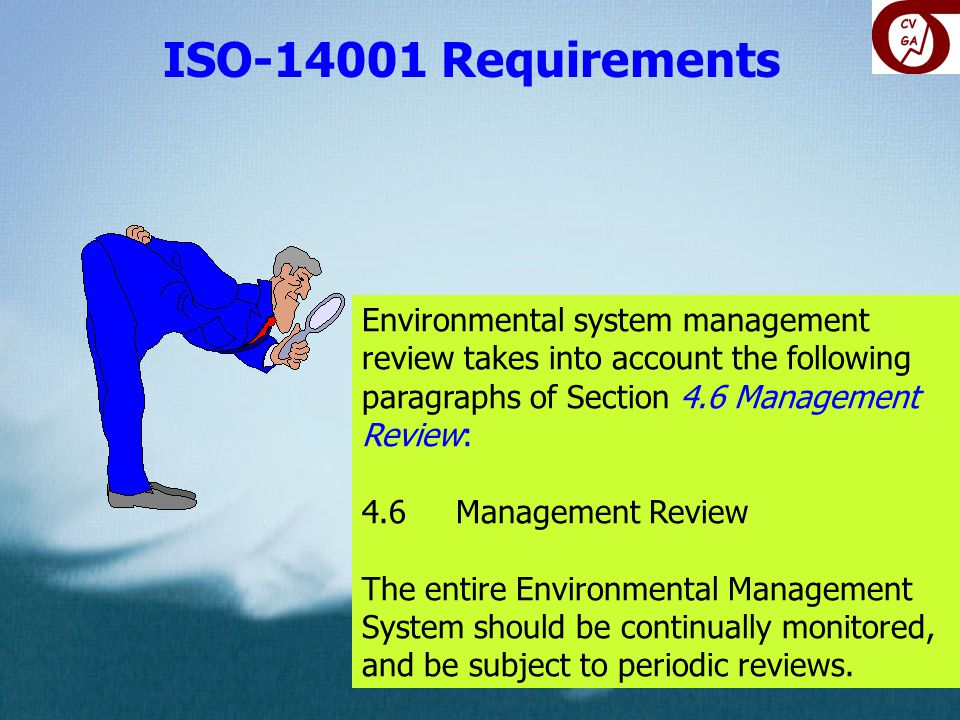 ISO Requirements