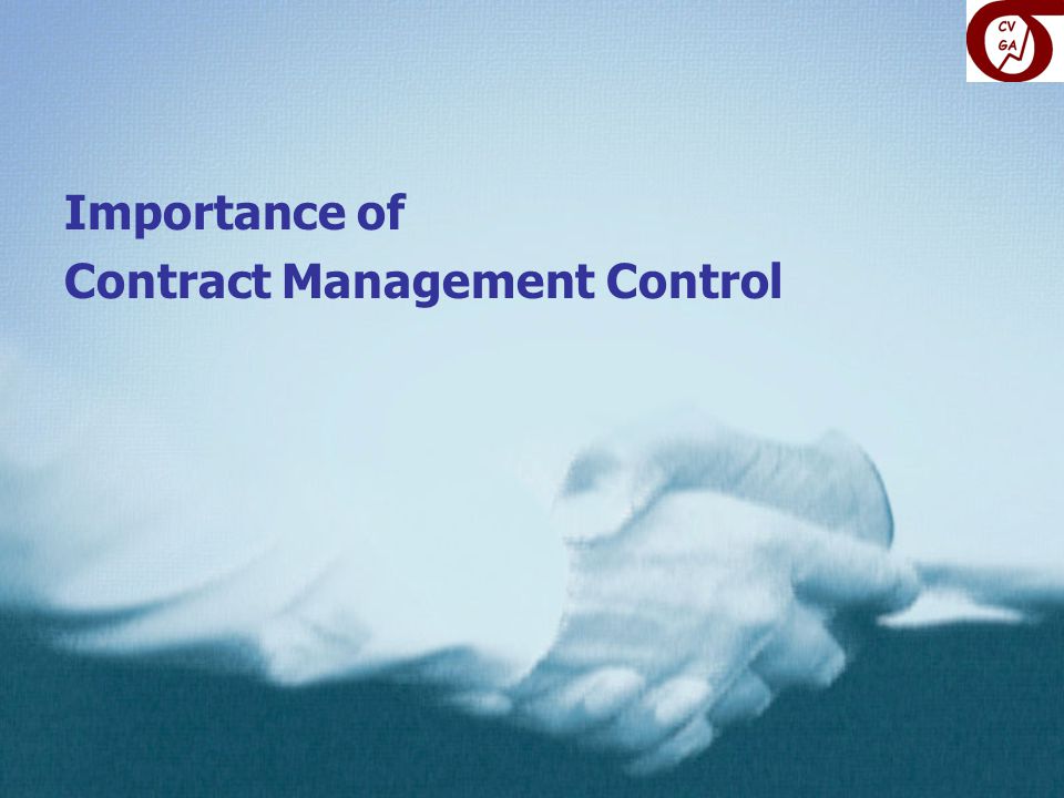 Importance of Contract Management Control