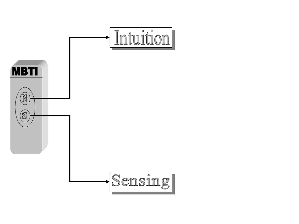 Intuition MBTI N S Sensing