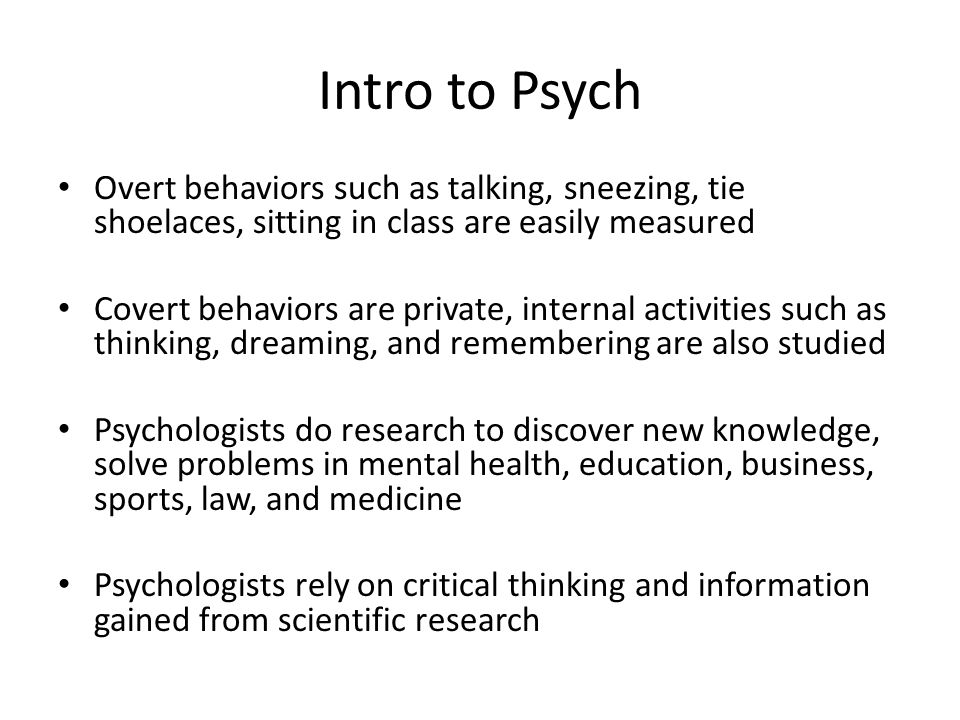 PsychoVert User Profile