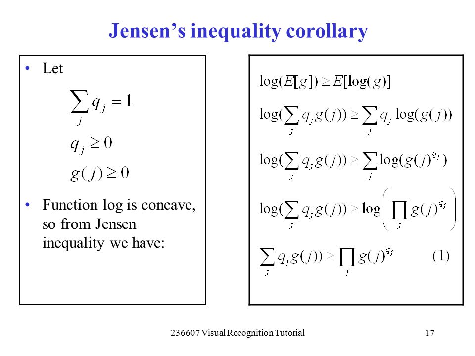 Jensen’s inequality corollary