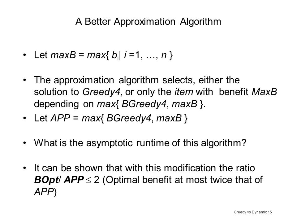 A Better Approximation Algorithm