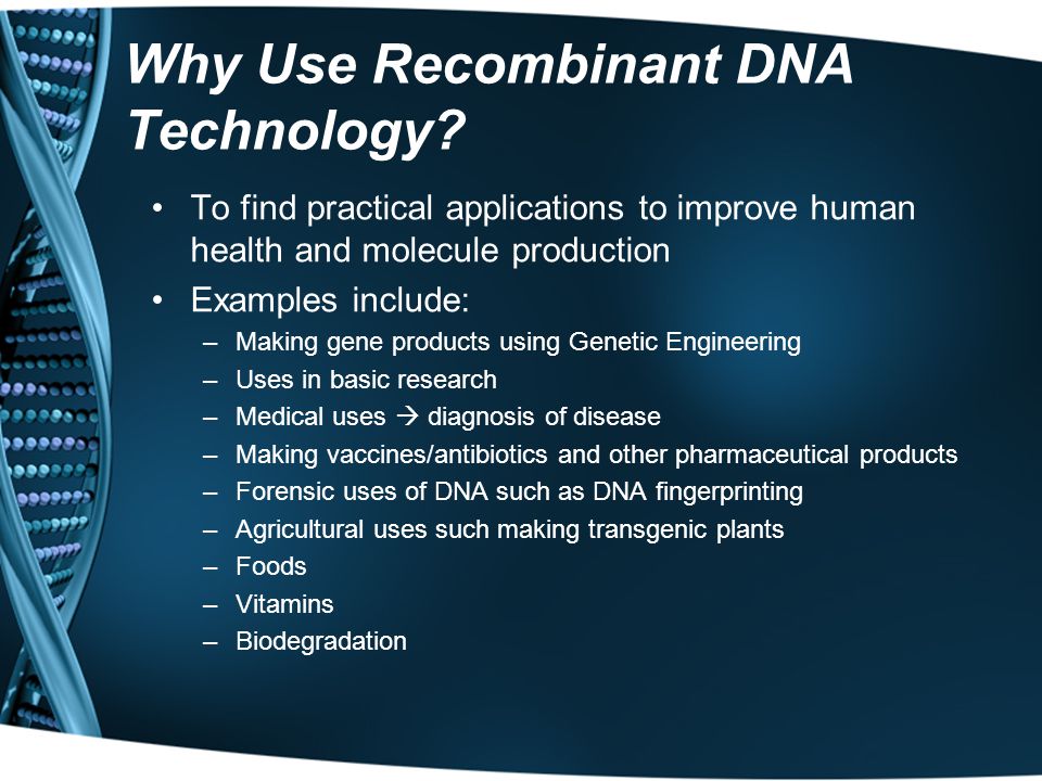 uses of dna technology