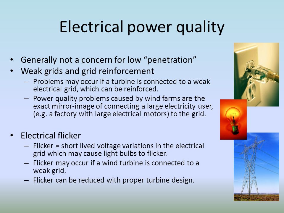 Electrical power quality